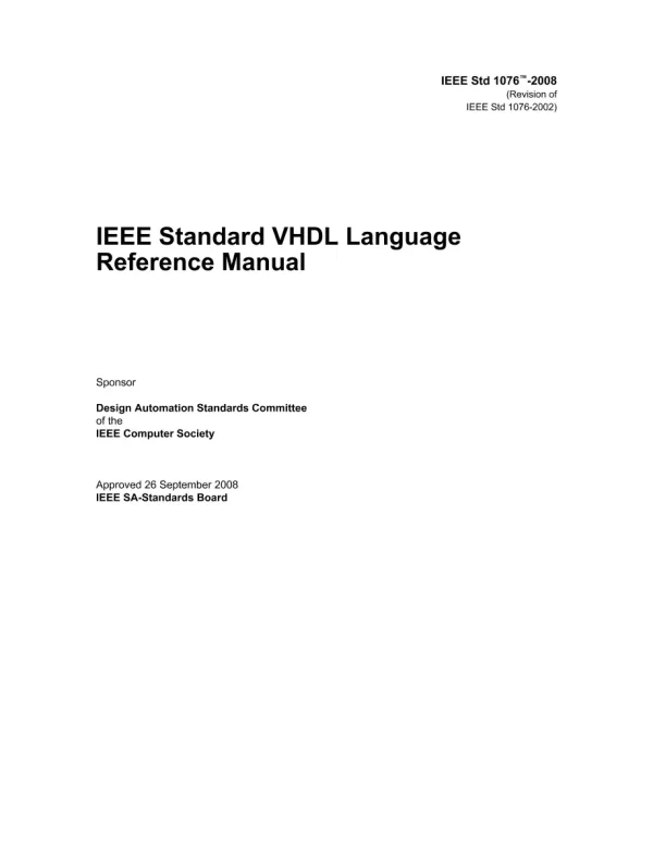 IEEE 1076-2008 pdf