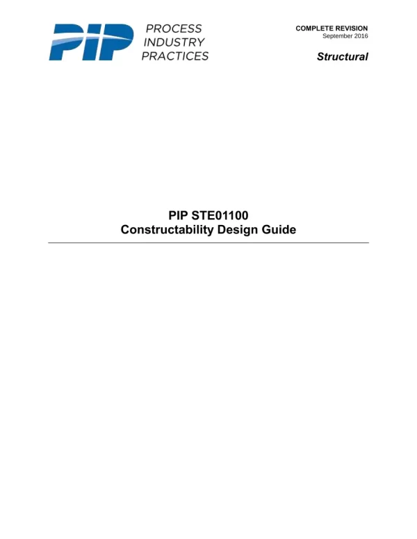 PIP STE01100 pdf