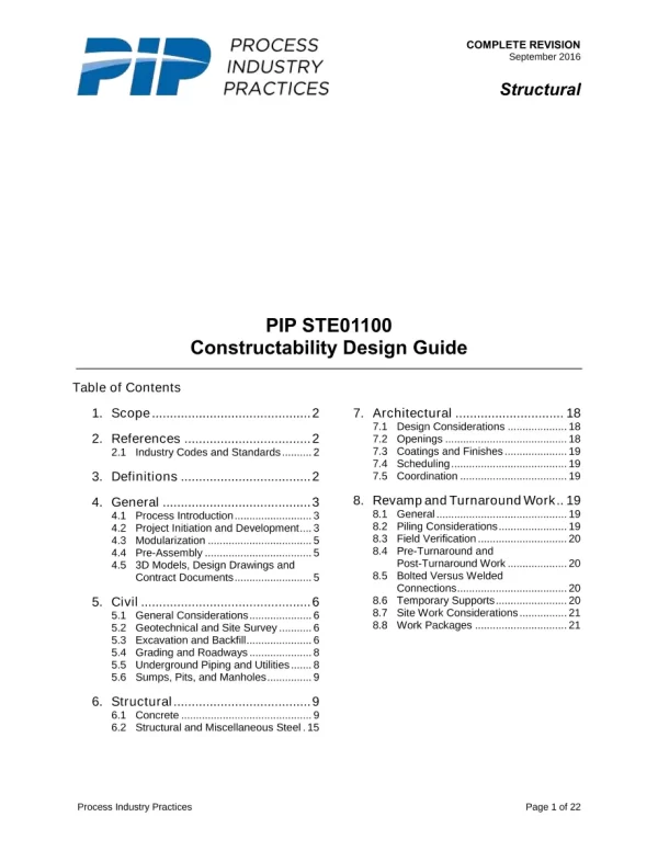 PIP STE01100 pdf