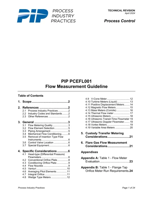 PIP PCEFL001 pdf