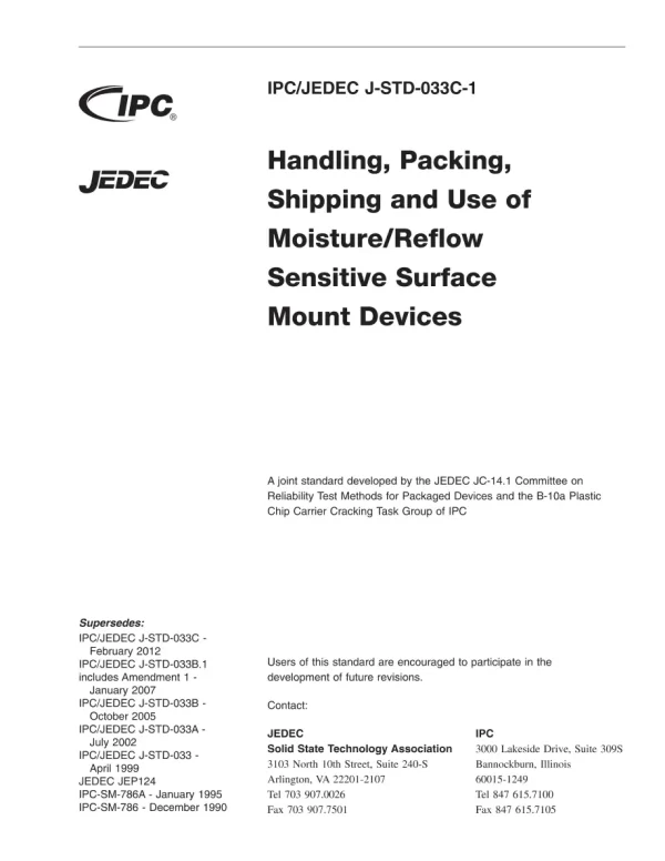 IPC J-STD-033C-1 pdf