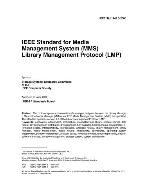 IEEE 1244.5-2000 pdf