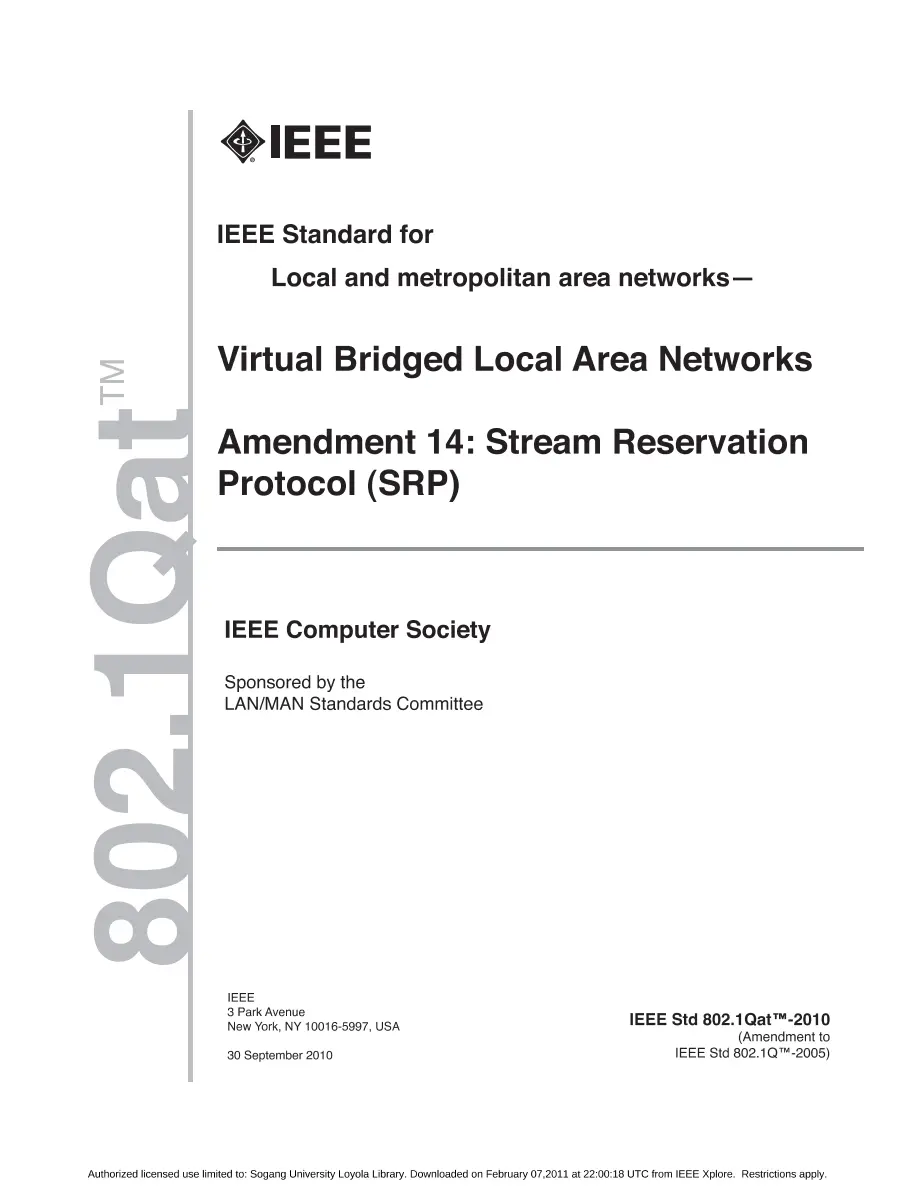 IEEE 802.1Qat-2010 pdf