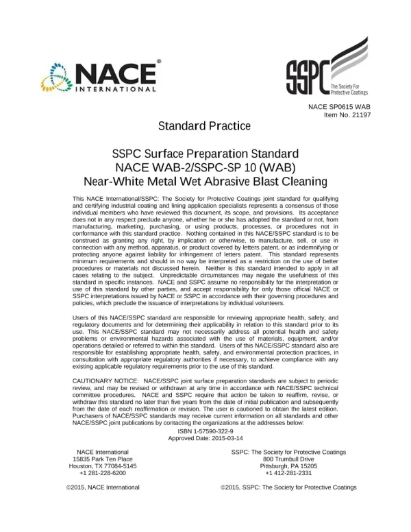 NACE SP0615-2015 pdf