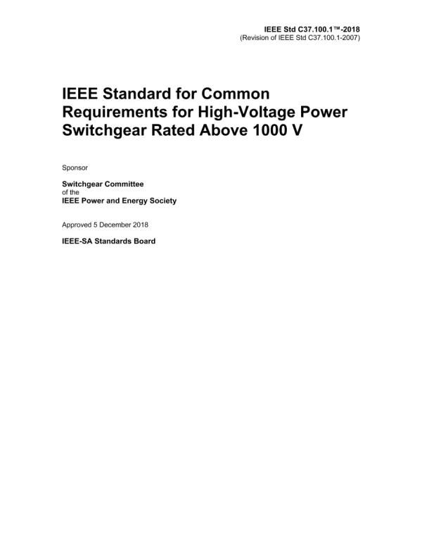 IEEE C37.100.1-2018 pdf