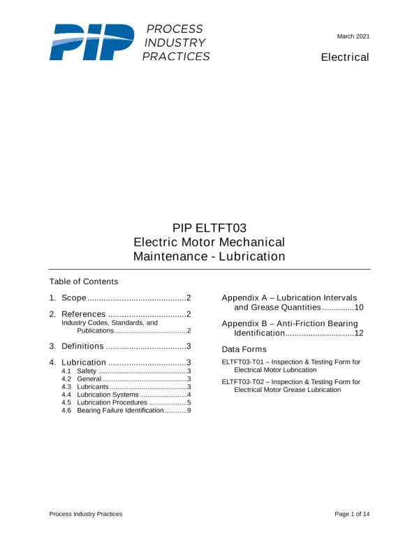 PIP ELTFT03 pdf