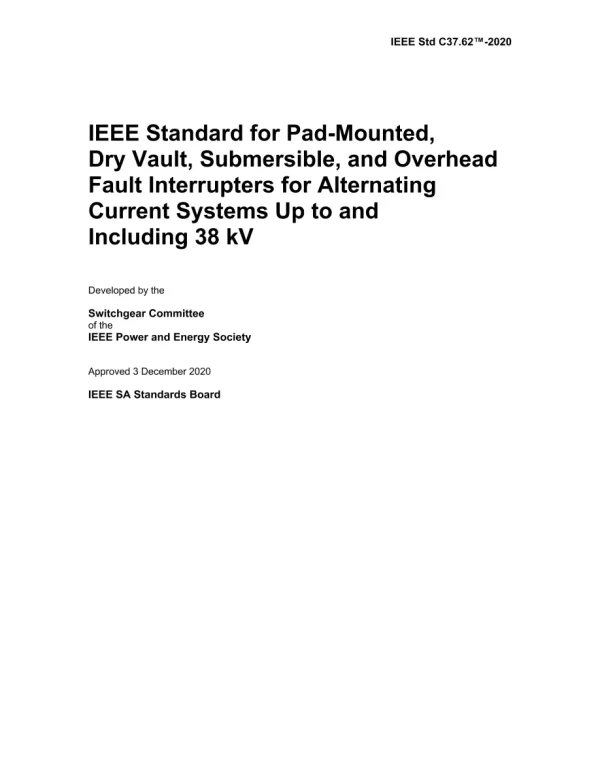 IEEE C37.62-2020 pdf