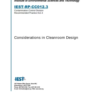 IEST RP-CC012.3 pdf