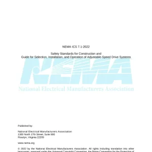 NEMA ICS 7.1-2022 pdf