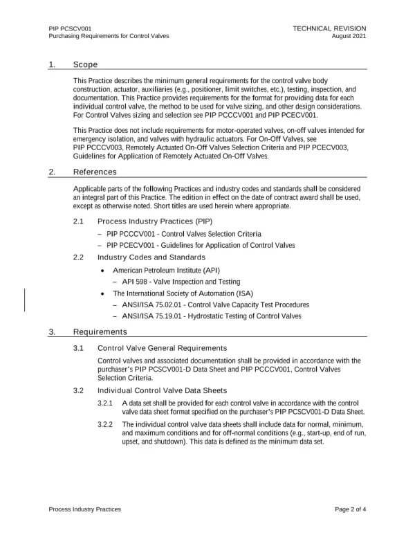 PIP PCSCV001 pdf