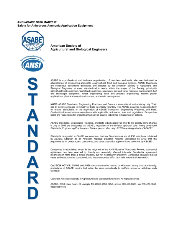 ASAE/ASABE S620 pdf