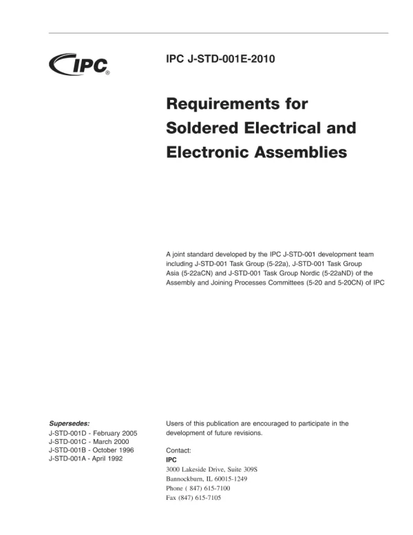 IPC J-STD-001E pdf