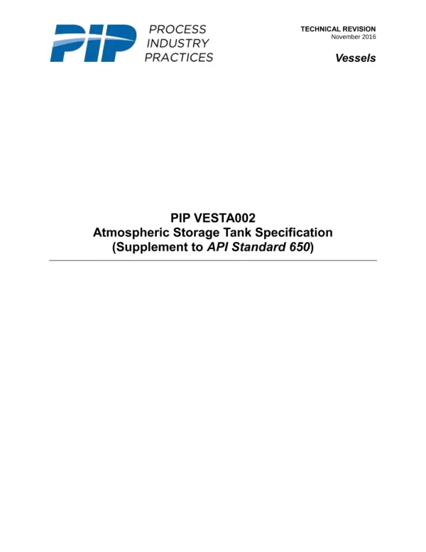 PIP VESTA002 pdf