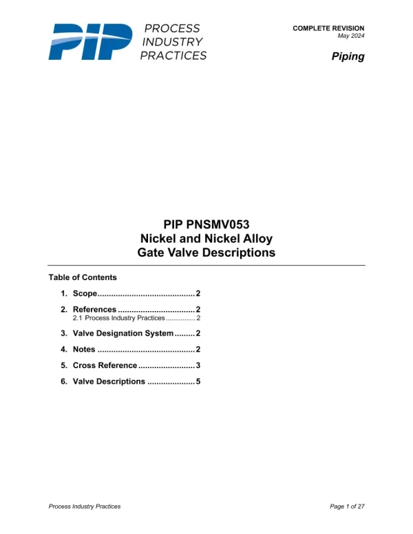 PIP PNSMV053 pdf