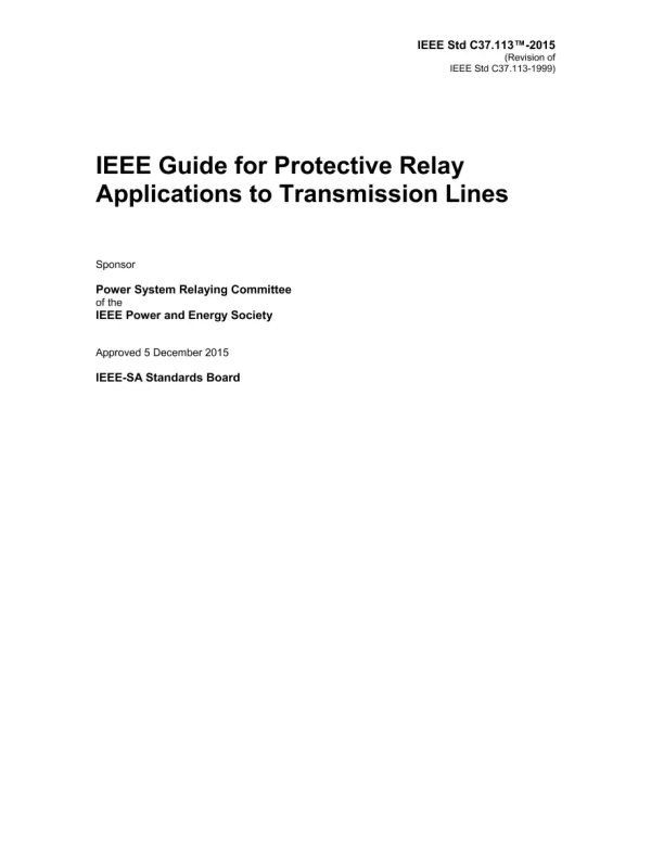 IEEE C37.113-2015 pdf