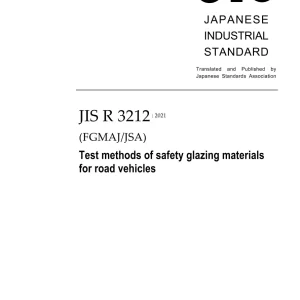 JIS R 3212:2021 pdf