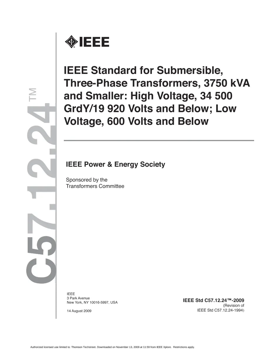 IEEE C57.12.24-2009 pdf