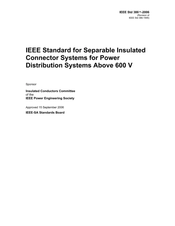 IEEE 386-2006 pdf