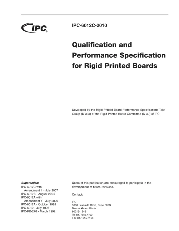 IPC 6012C pdf