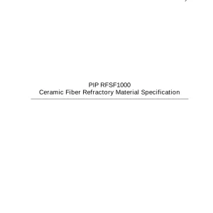 PIP RFSF1000 pdf