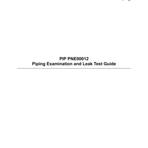 PIP PNE00012 pdf