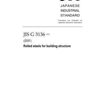 JIS G 3136:2022 pdf