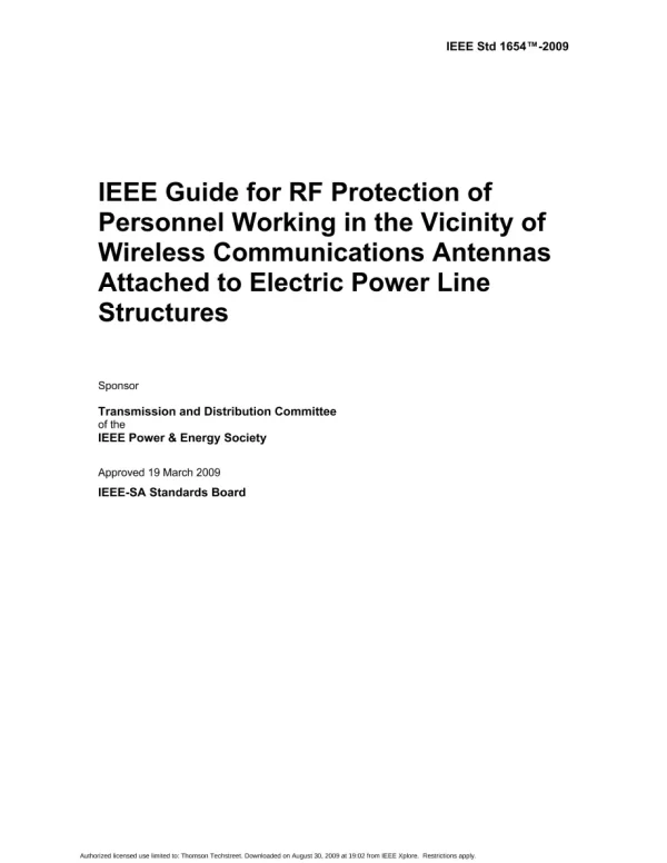 IEEE 1654-2009 pdf