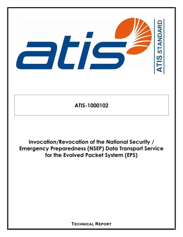 ATIS 1000102 pdf