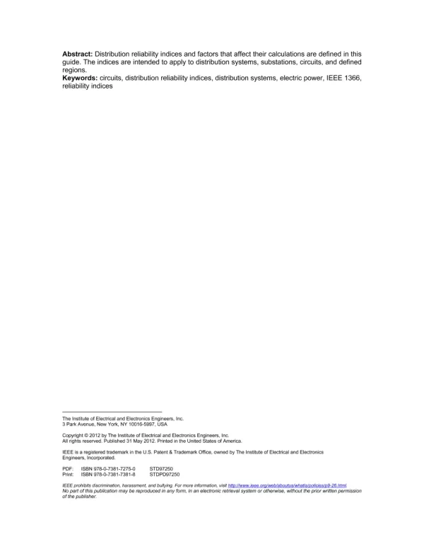 IEEE 1366-2012 pdf