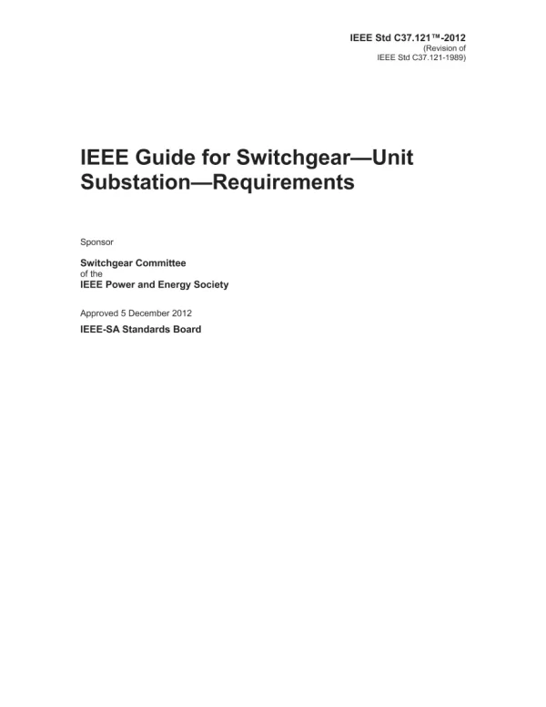 IEEE C37.121-2012 pdf