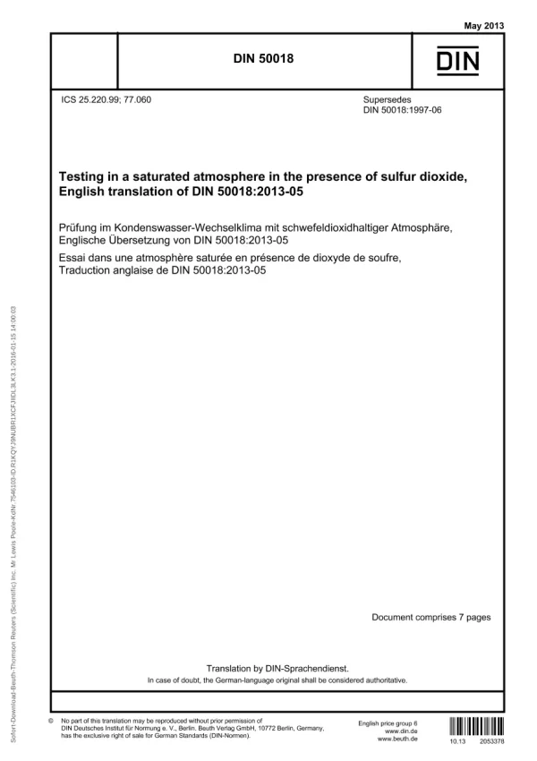 DIN 50018 pdf