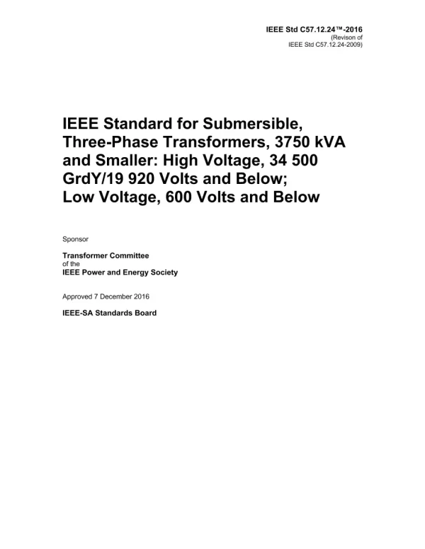 IEEE C57.12.24-2016 pdf