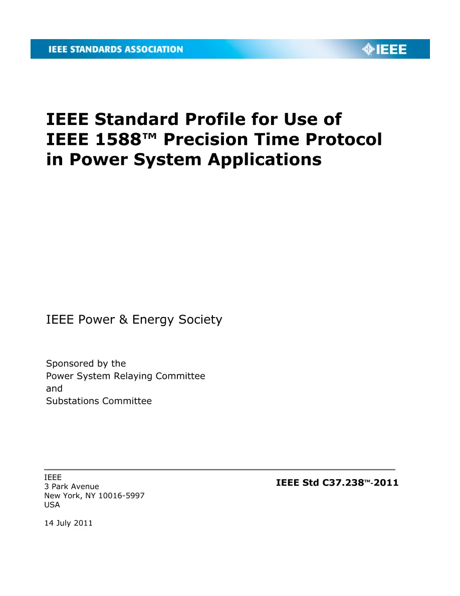 IEEE C37.238-2011 pdf