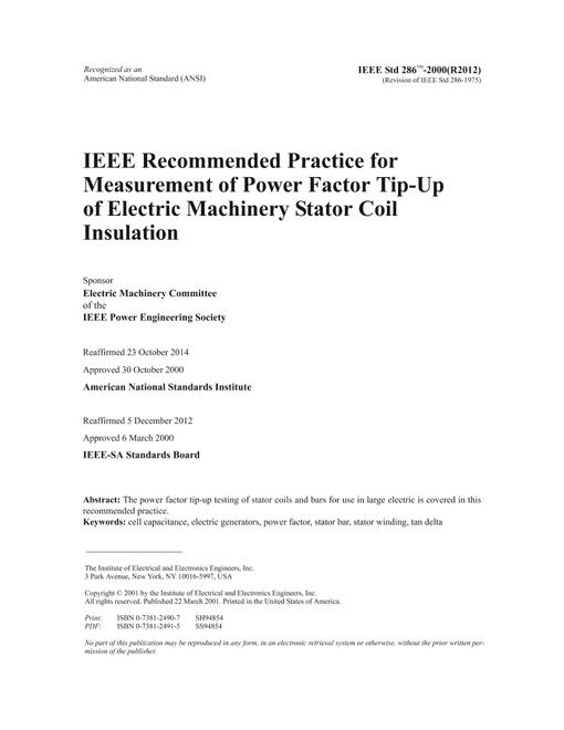 IEEE 286-2000 pdf