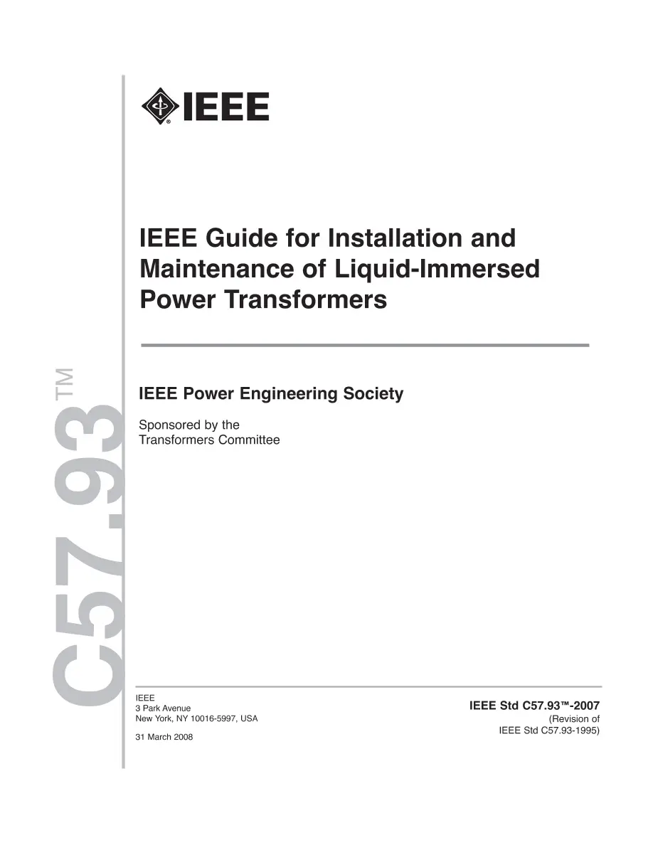 IEEE C57.93-2007 pdf