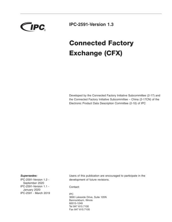 IPC 2591-Version 1.3 pdf