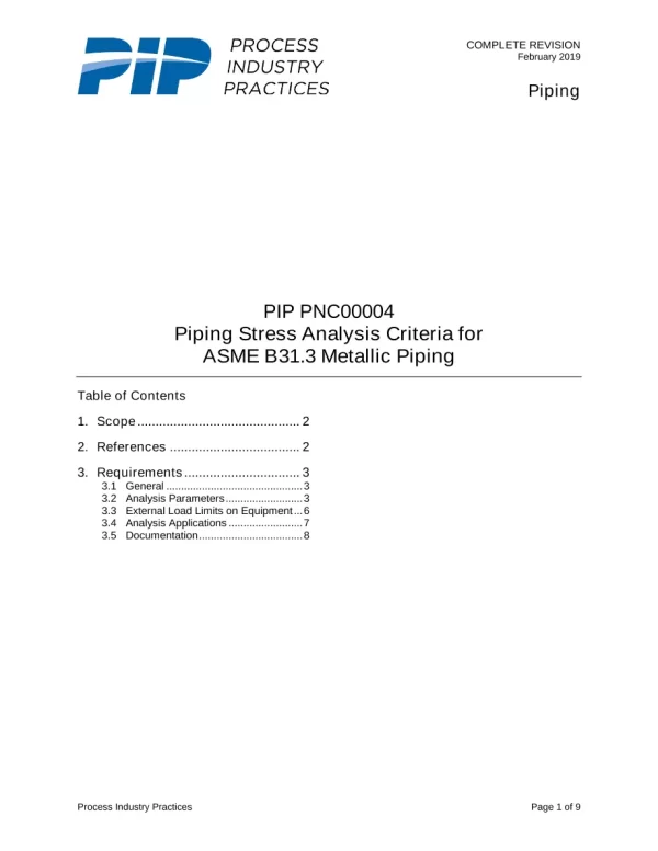 PIP PNC00004 pdf