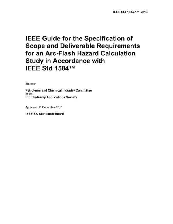 IEEE 1584.1-2013 pdf