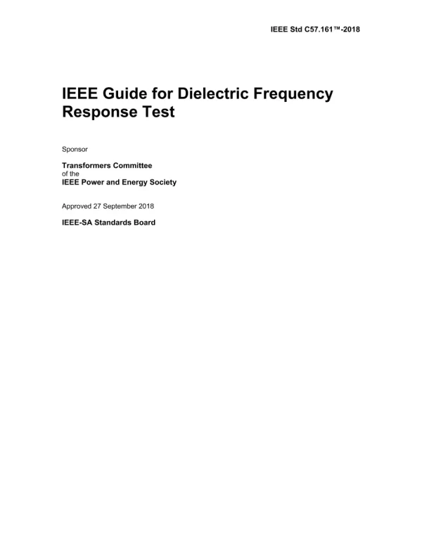 IEEE C57.161-2018 pdf