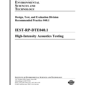 IEST RP-DTE040.1 pdf