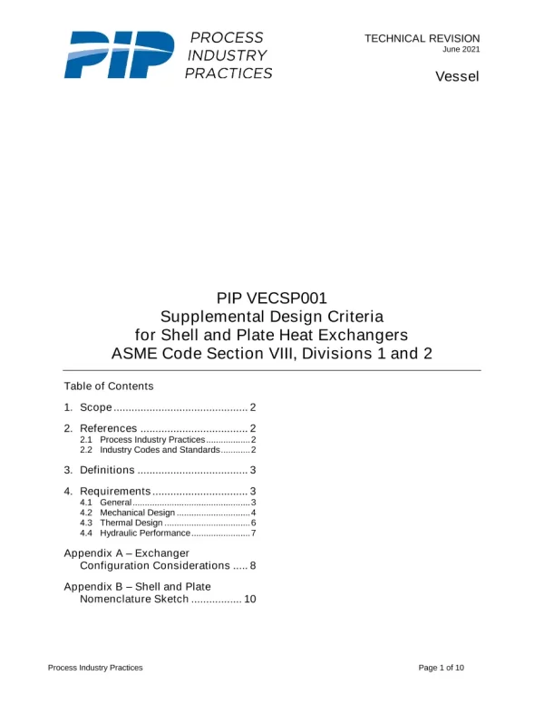 PIP VECSP001 pdf