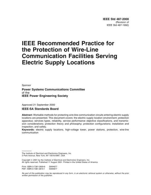 IEEE 487-2000 pdf