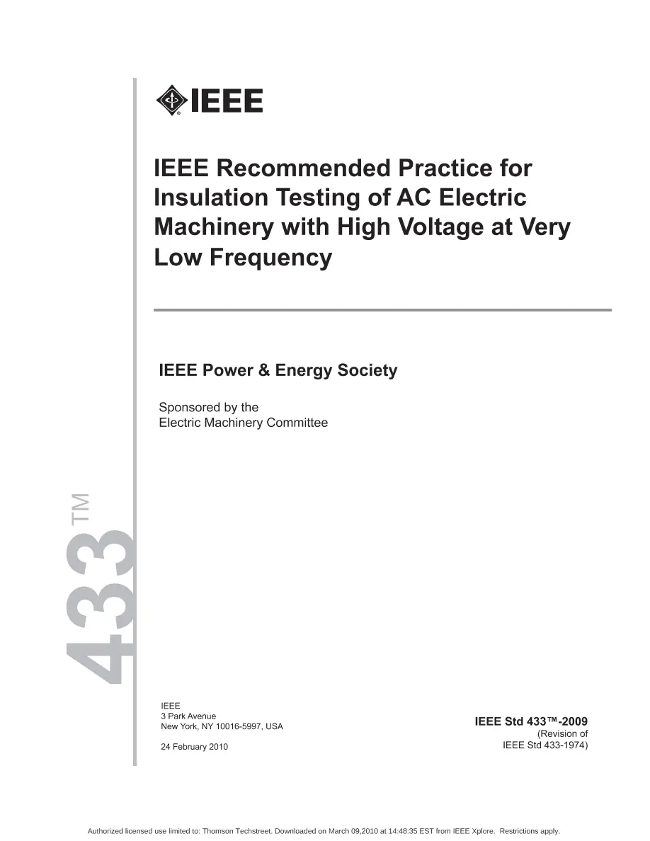 IEEE 433-2009 pdf