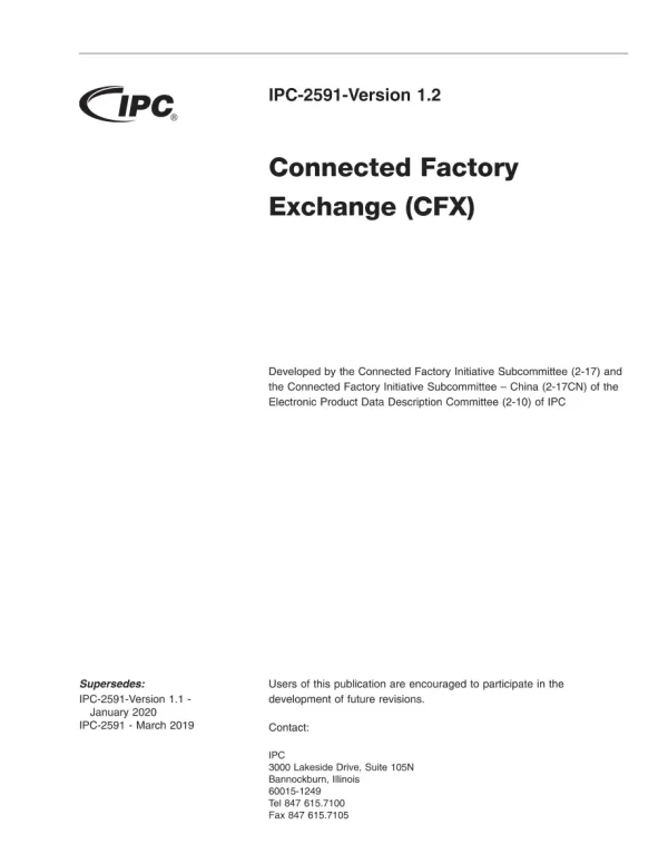 IPC 2591-Version 1.2 pdf