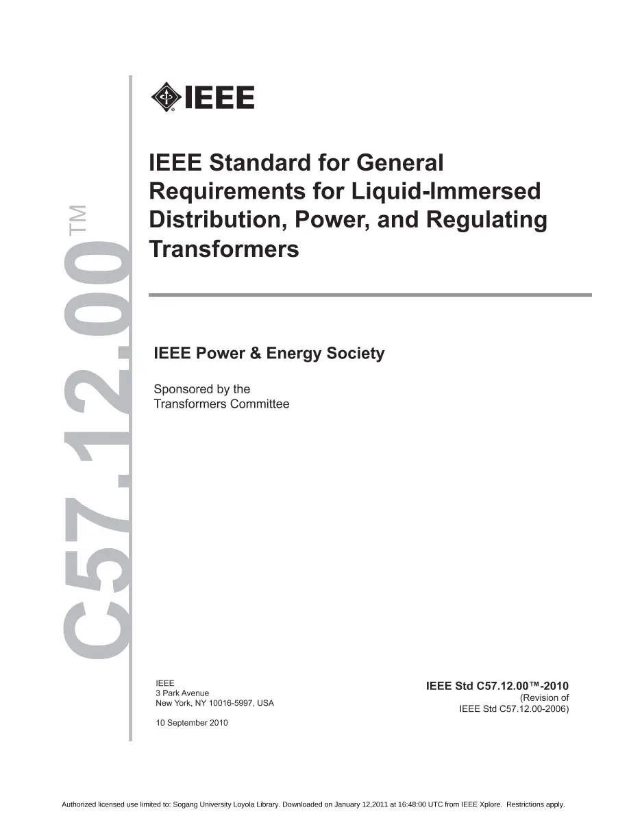 IEEE C57.12.00-2010 pdf