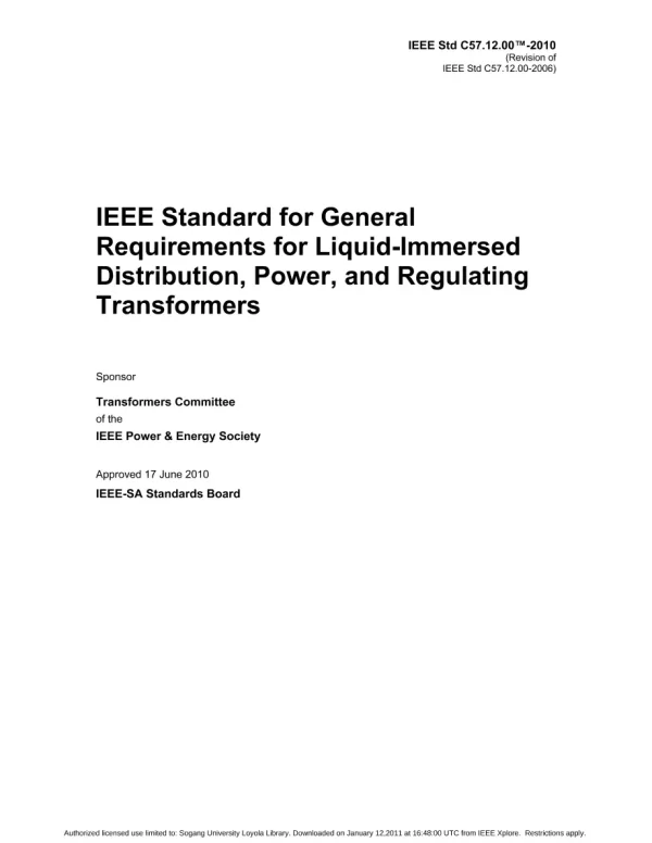 IEEE C57.12.00-2010 pdf