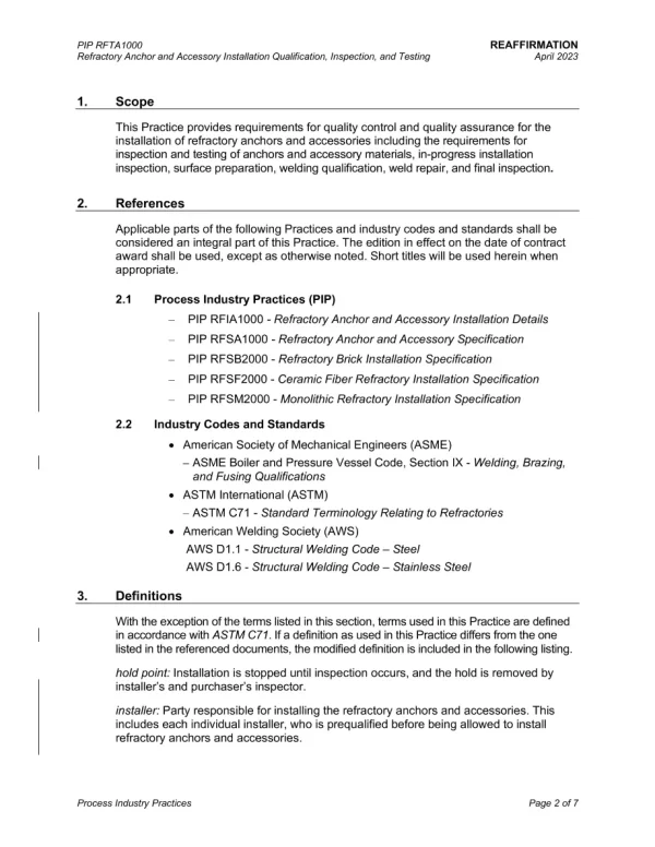 PIP RFTA1000 (R2023) pdf