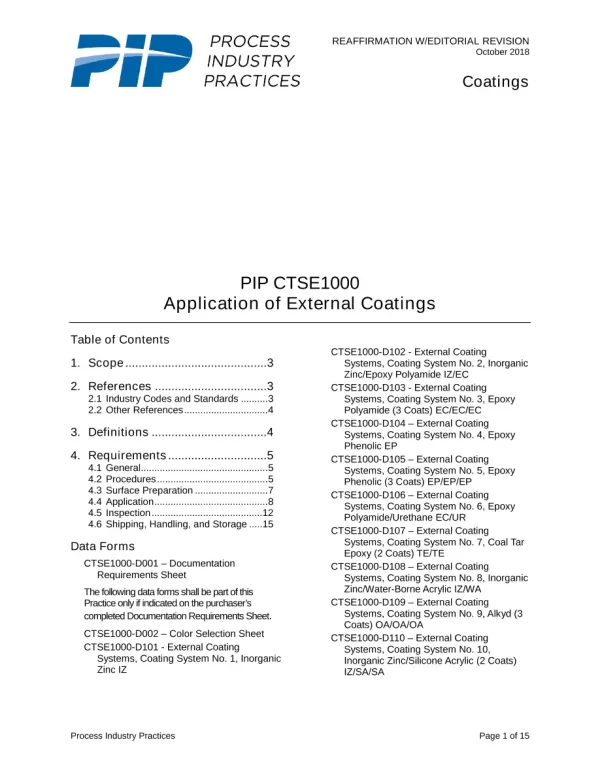 PIP CTSE1000 pdf