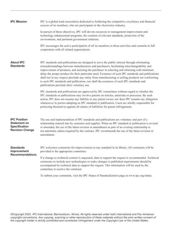 IPC J-STD-003D:2022 pdf