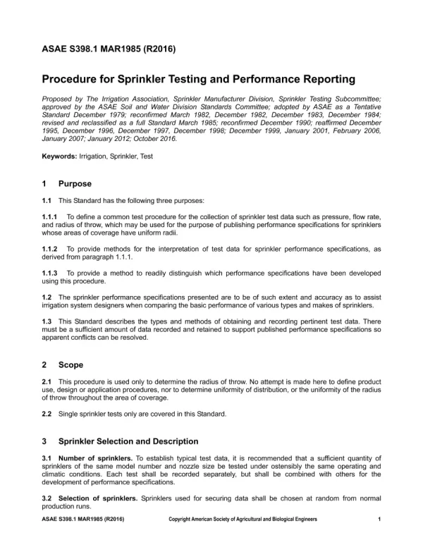 ASAE/ASABE S398.1 (R2021) pdf